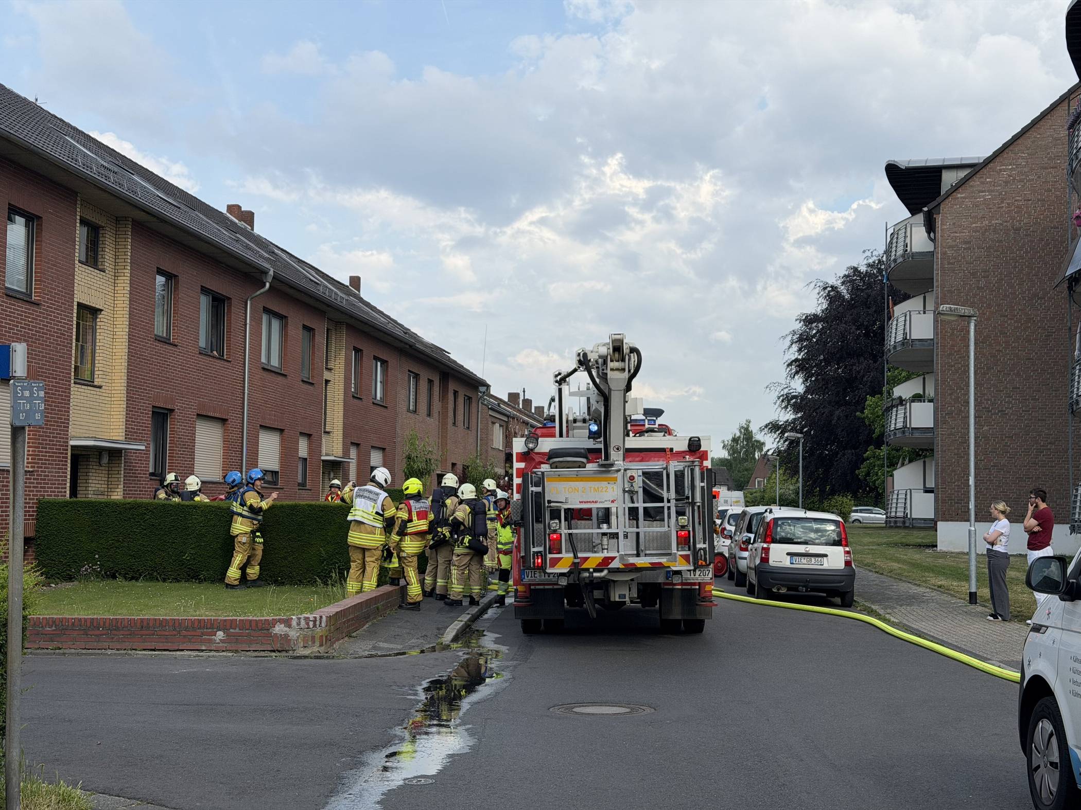 Wohnungsbrand in Tönisvorst: Zwei Personen gerettet