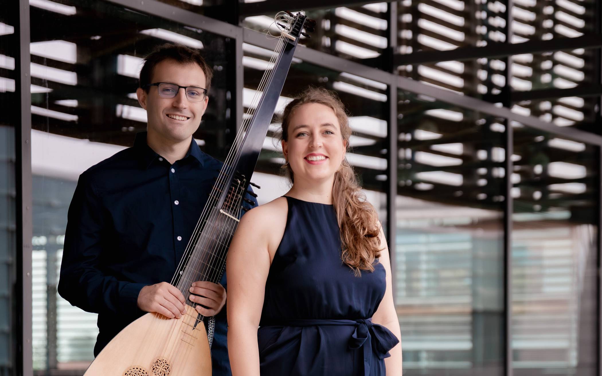 Das Duo Anna Bachleitner und Niels Pfeffer