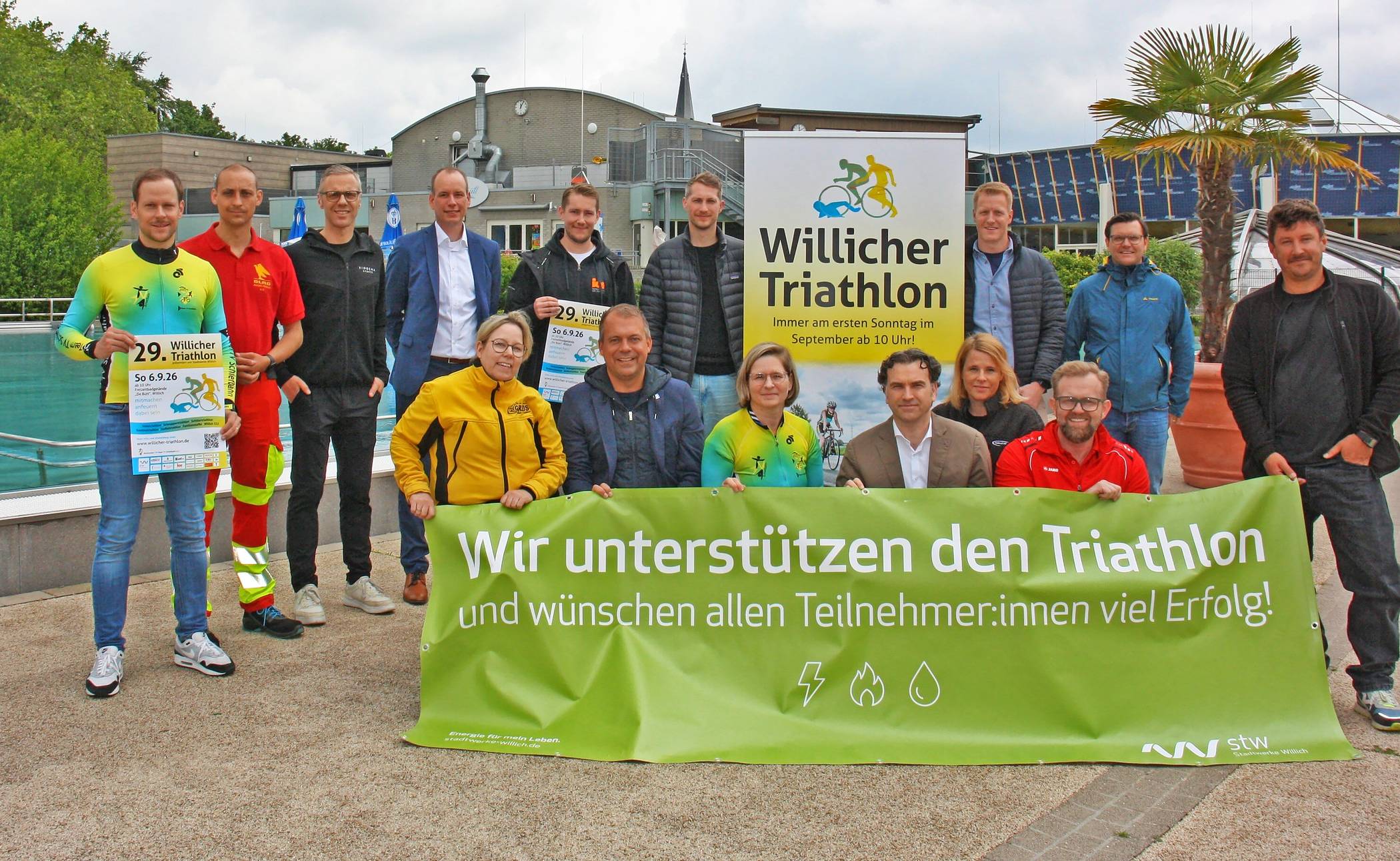  Der 29. Willicher Triathlon steht in den Startlöchern – und er wird von vielen Willicher Unternehmern unterstützt. Foto: N. Joppen 