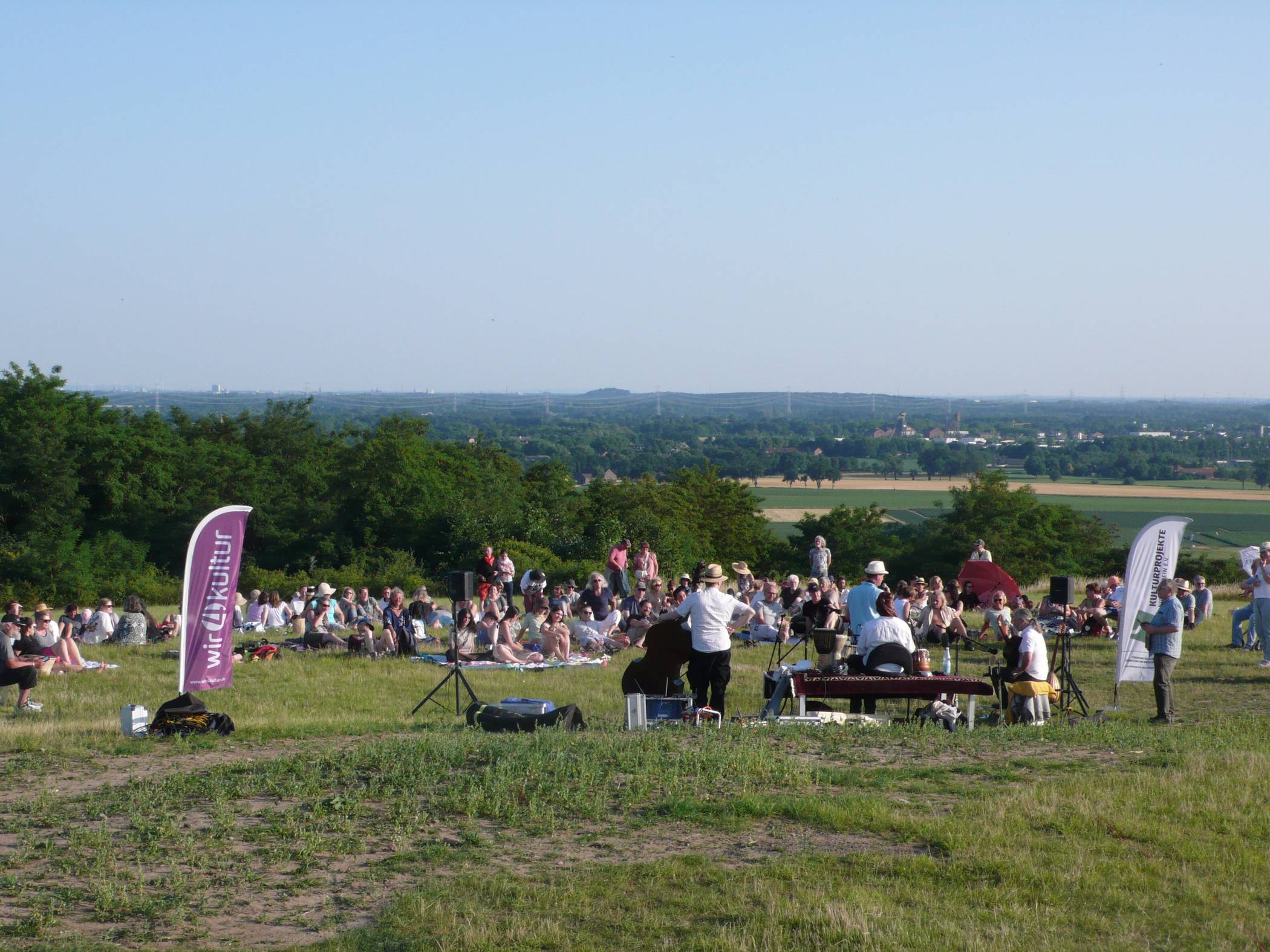  Musik und Meditation gibt‘s am Samstag, 20. Juni, auf der Halde Norddeutschland. 