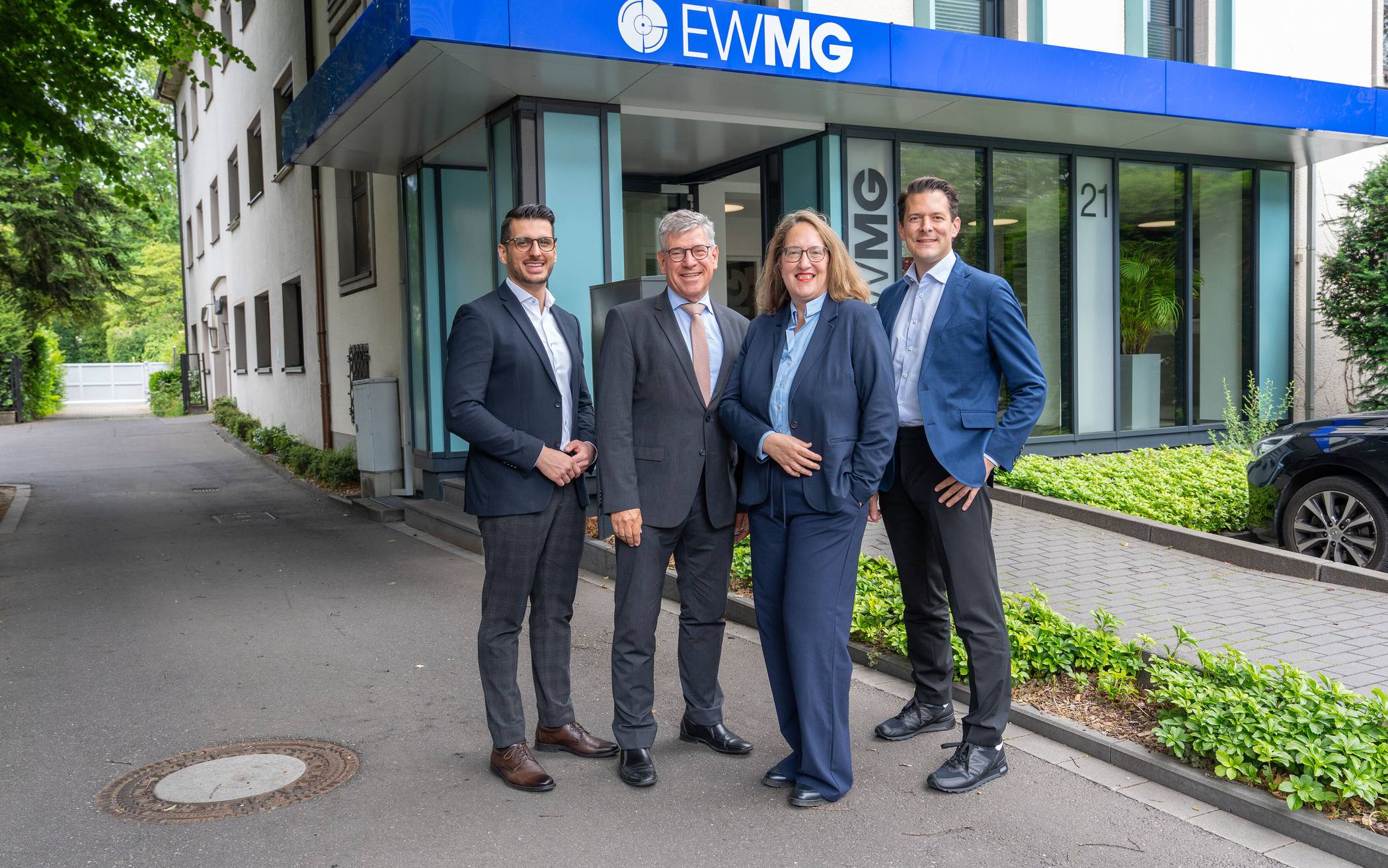 Die Führungsriege der EWMG (v.l.): Aufsichtsratsvorsitzender