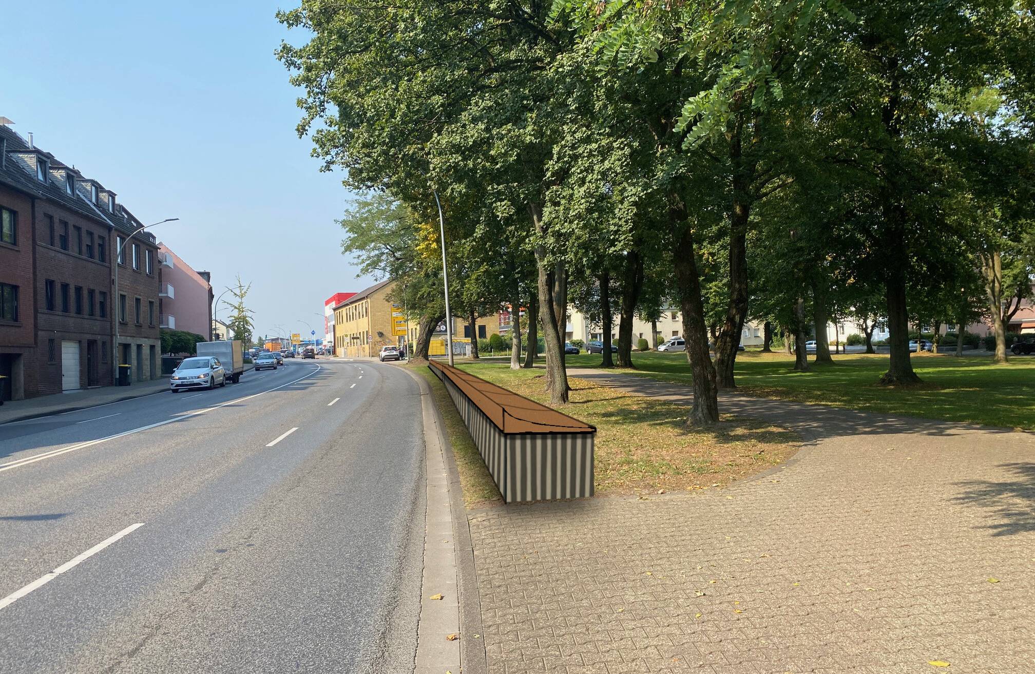 Gerade mal knapp 1,10 m hoch