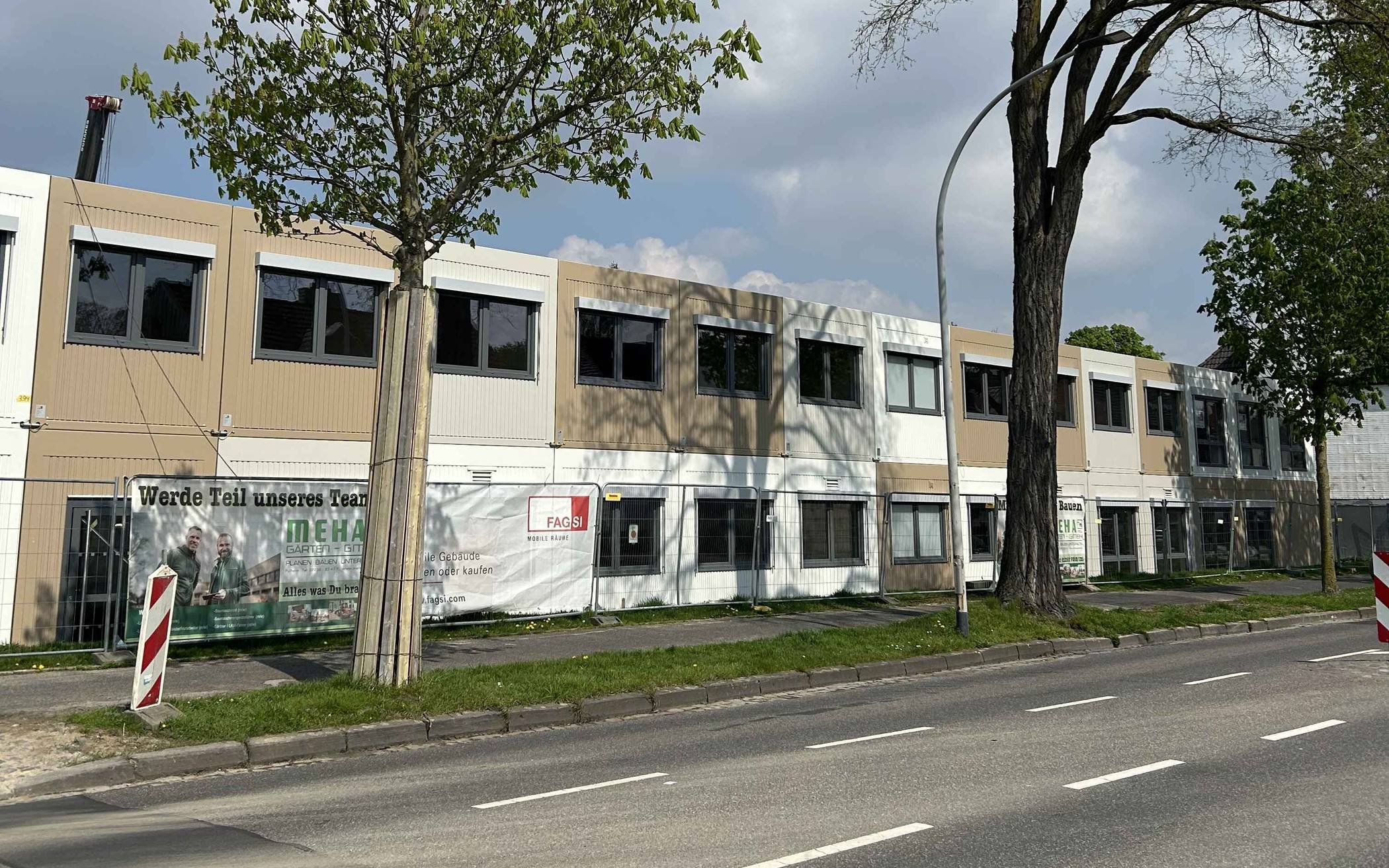 Innenausbau im Interimsgebäude
