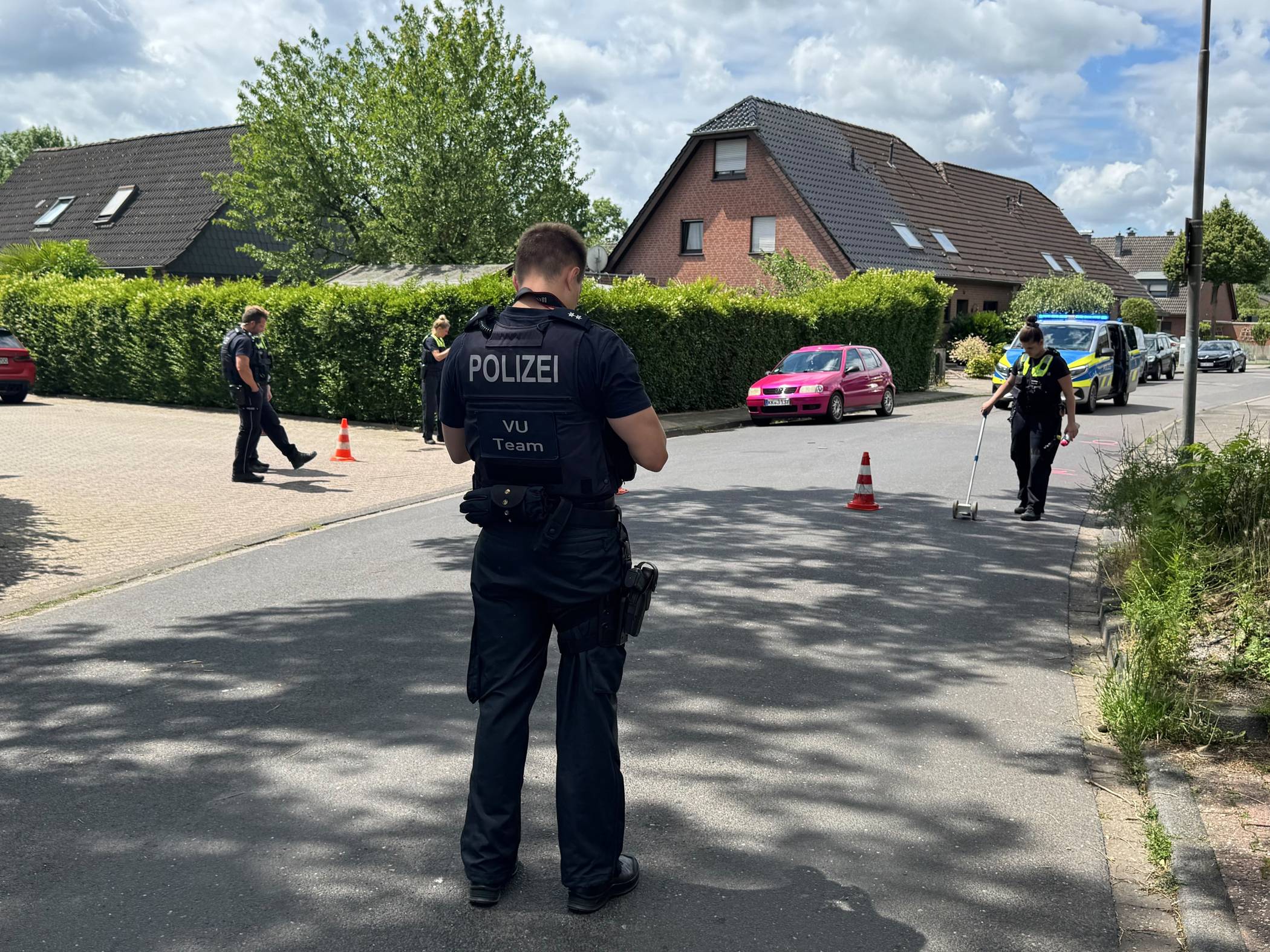 Unfall auf dem Lindenweg in Kempen