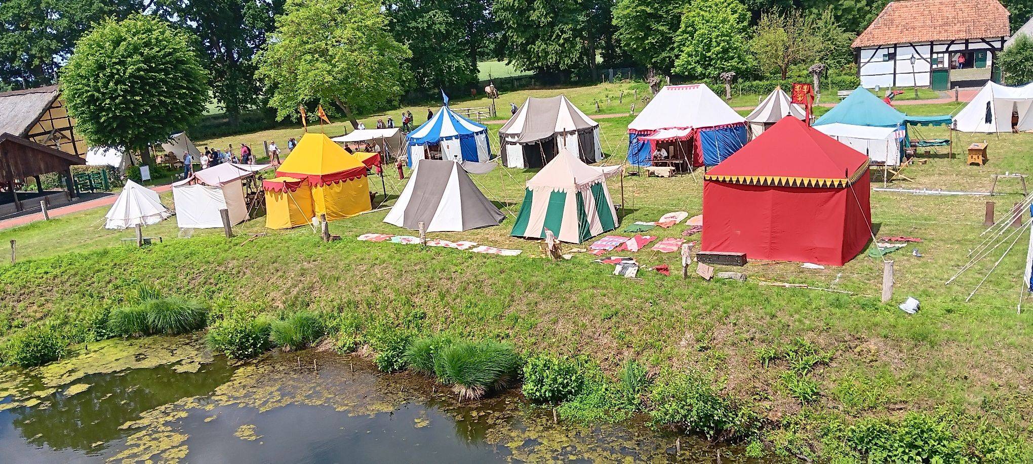 Der Mittelaltermarkt im Freilichtmuseum Grefrath.