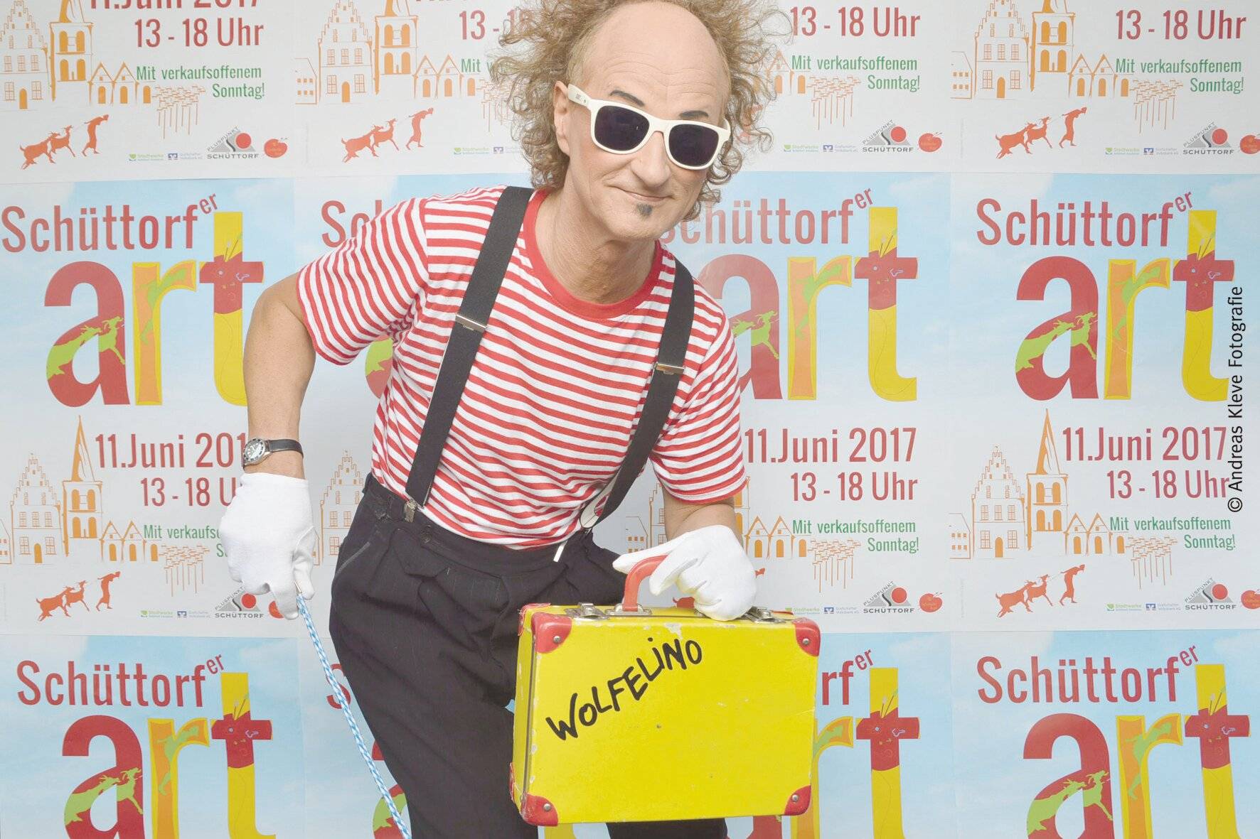 Wolfelino ist auch mit dabei und sorgt für viel Spaß.