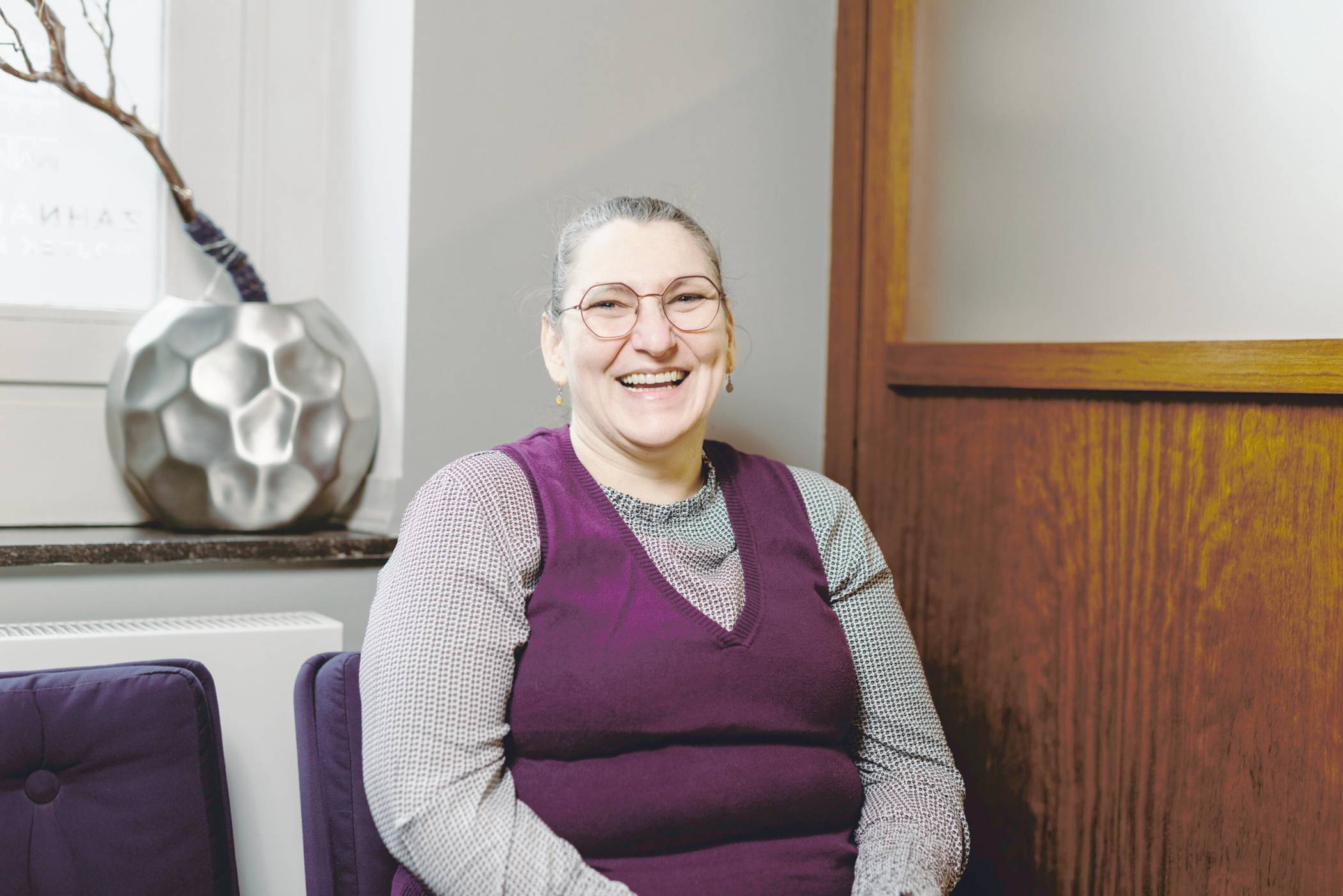  Cindy Weyers kann endlich wieder herzlich lachen. 