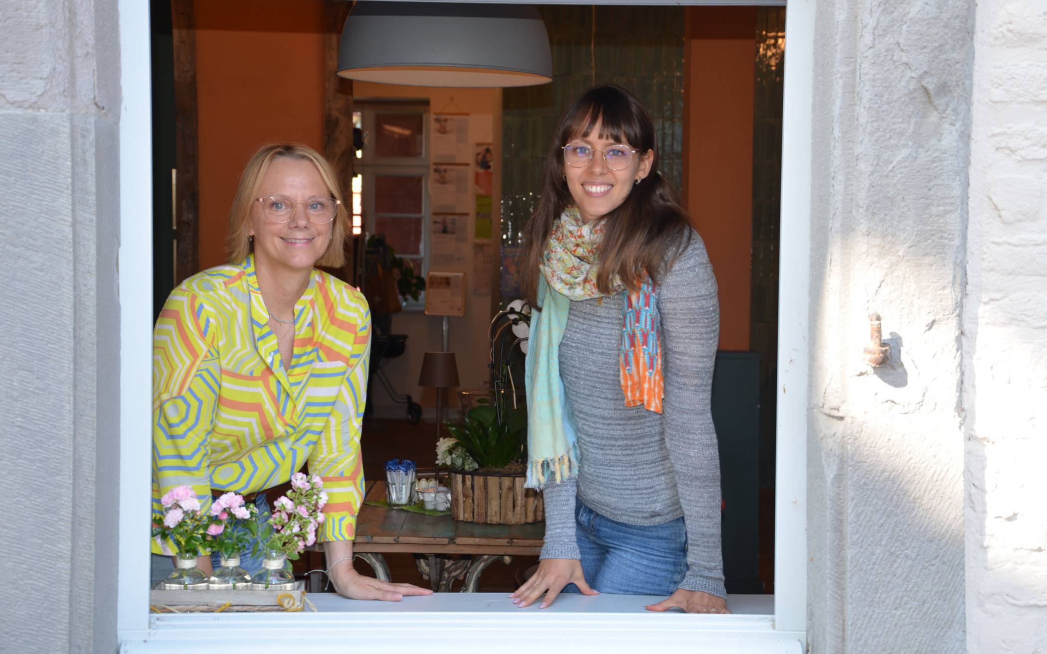 Barbara Wenzel und Michelle Klaffke vom
