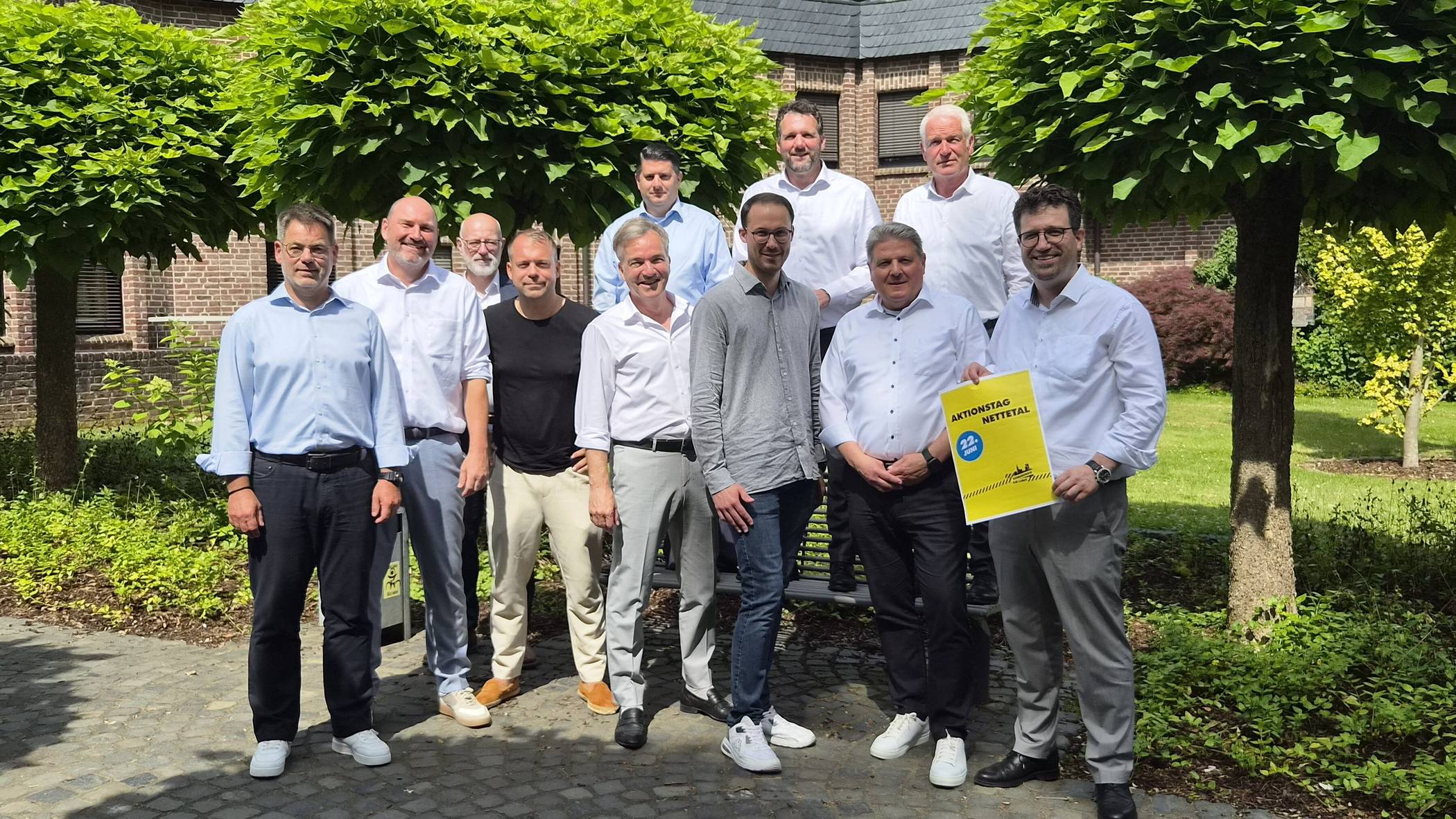 Die Bürgermeister aus dem Kreis Viersen. 