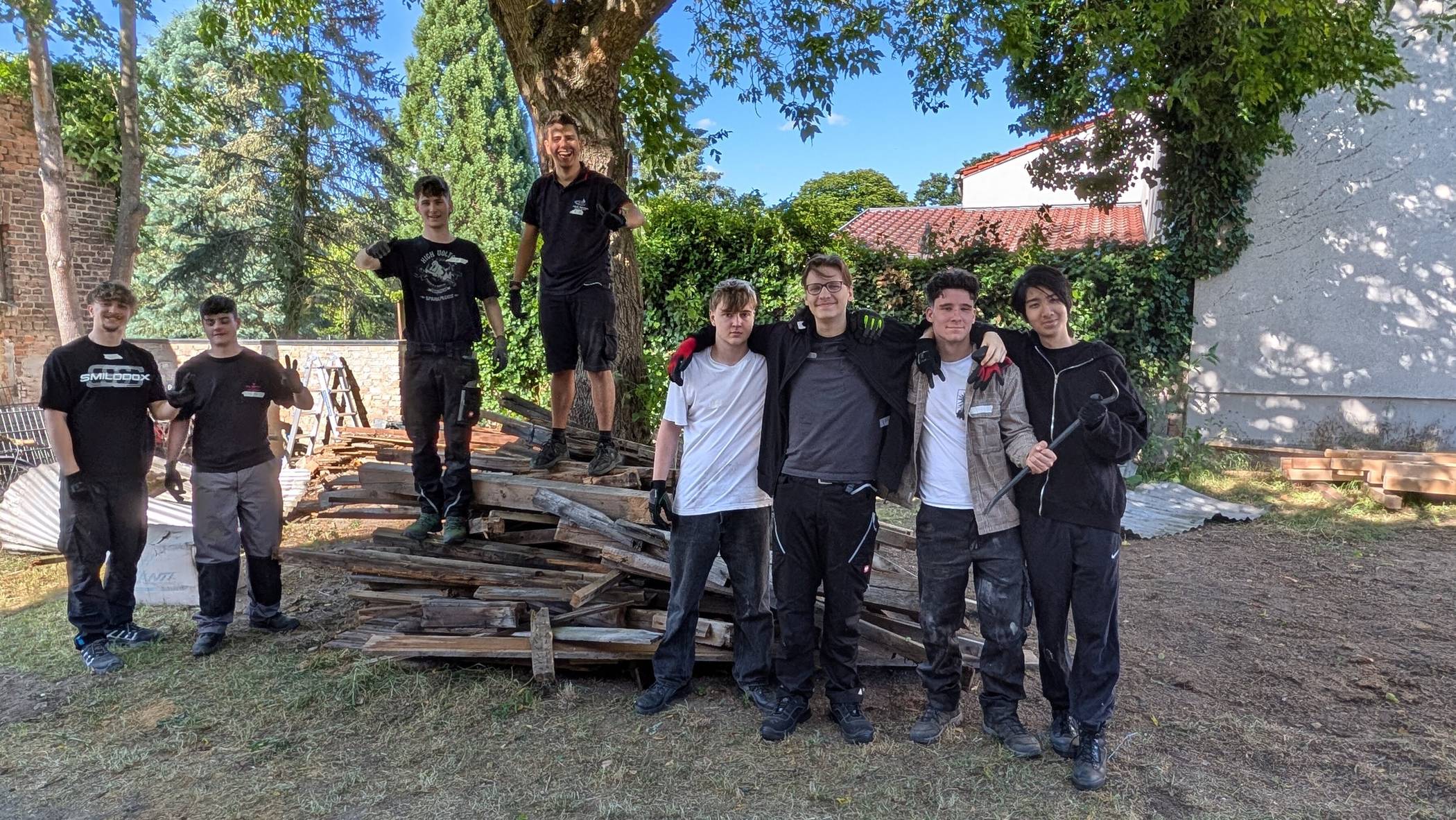 Bauprojektkurs der Rupert-Neudeck-Gesamtschule Tönisvorst