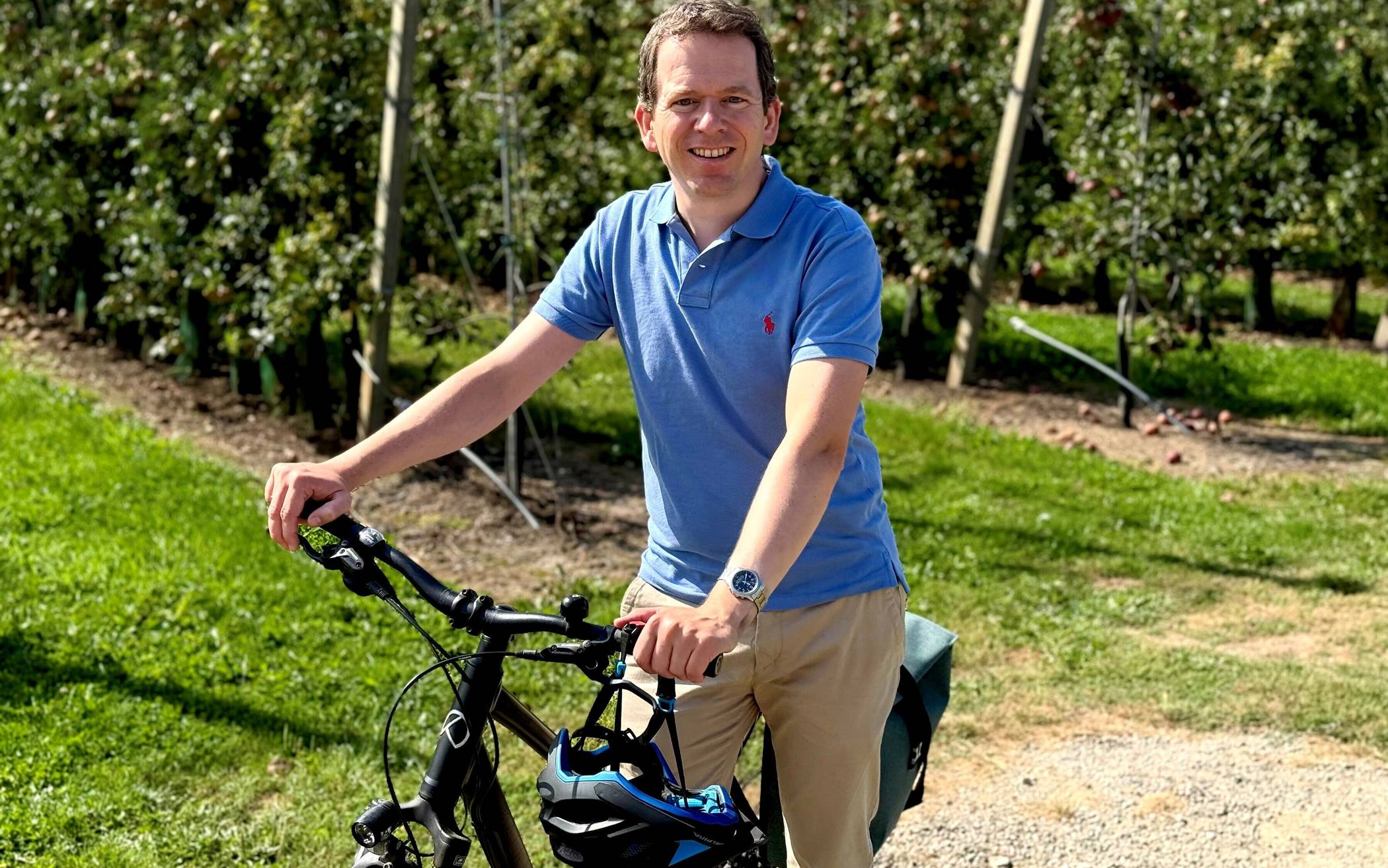 Martin Plum auf seiner Rucksacktour durch