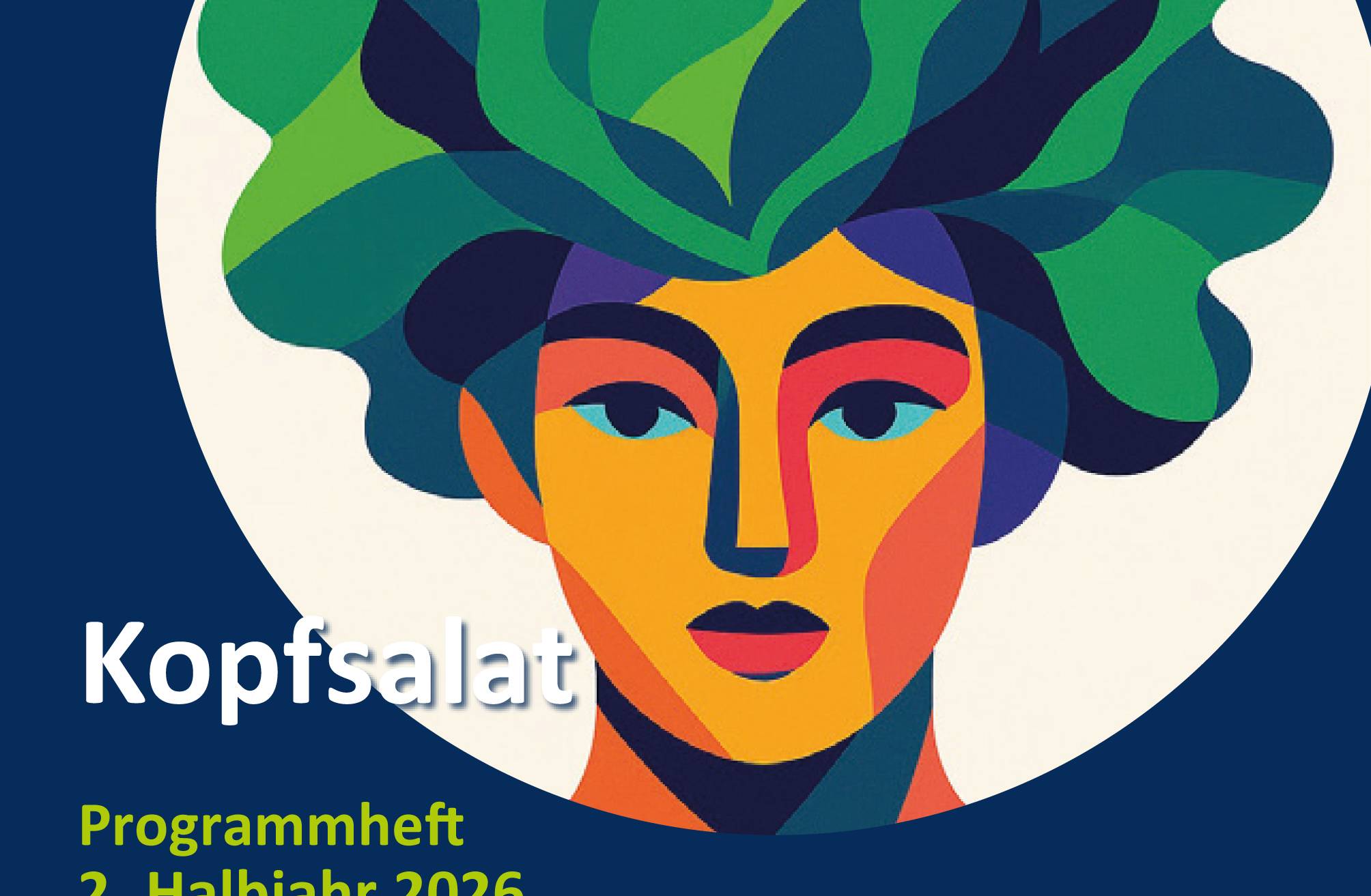 Mit dem Motto ‚Kopfsalat‘ möchte die vhs dazu ermutigen, neugierig zu bleiben und auch vermeintliches Gedankenchaos als Chance für neue Ideen zu begreifen. 