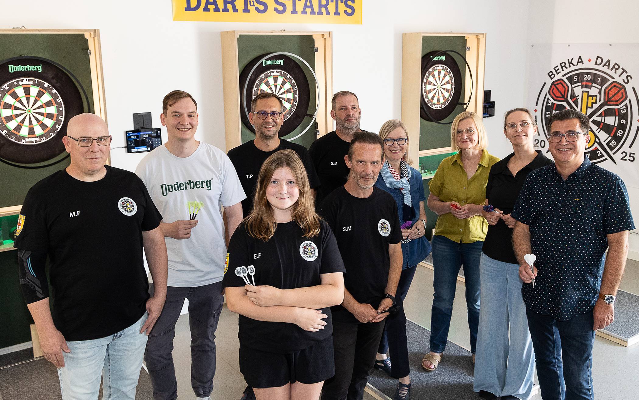 Eröffnung der zweiten Spielstätte für die Dartsabteilung