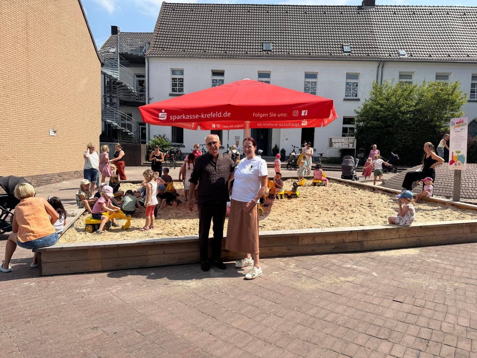 Der Sandkasten in Kaldenkirchen lädt zum