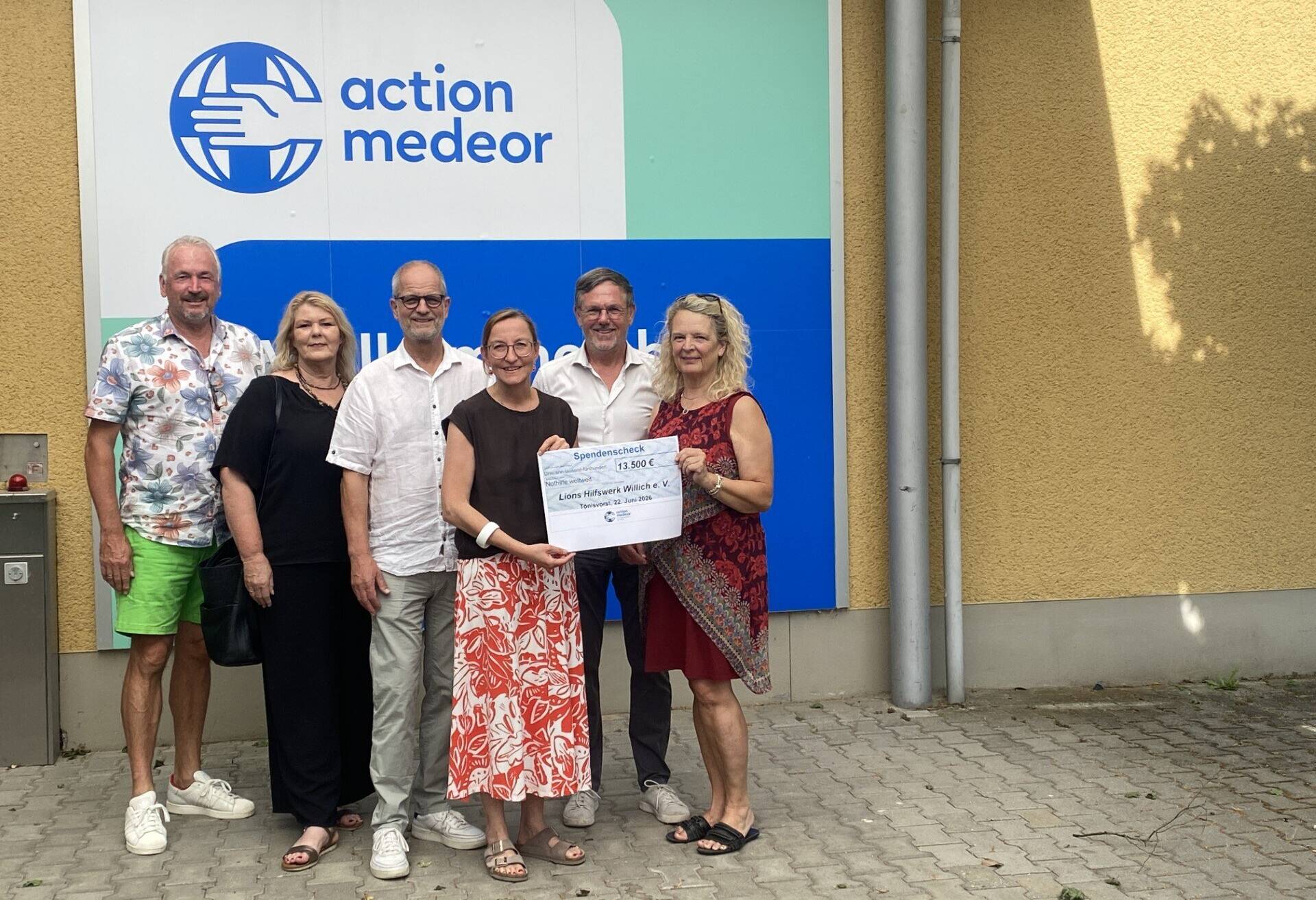 Lions Club Willich besucht action medeor