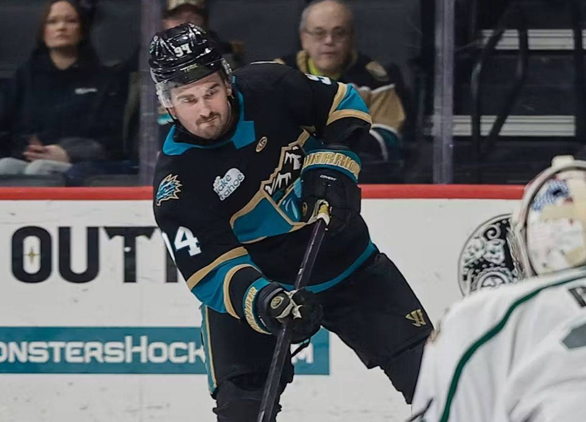 ECHL-Flügelstürmer Kevin Wall wird ein Schwarz-Gelber