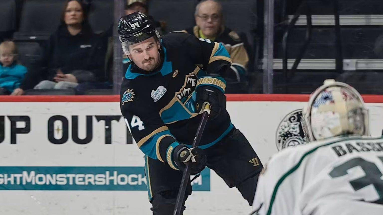 ECHL-Flügelstürmer Kevin Wall wird ein Schwarz-Gelber