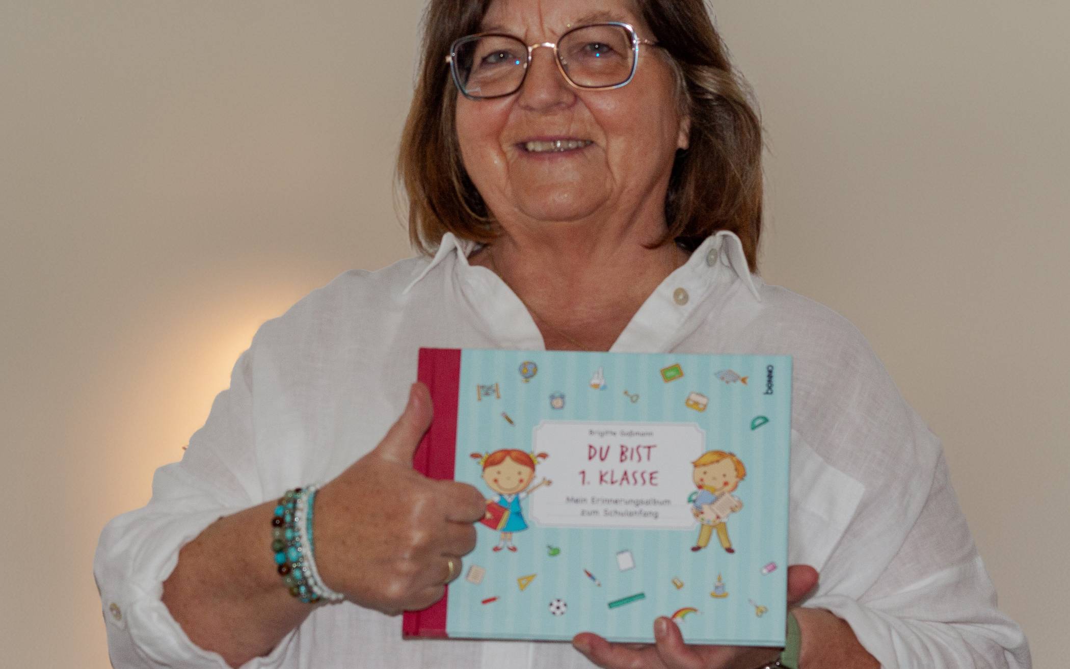  Autorin Brigitte Goßmann und ihr neues Werk. 