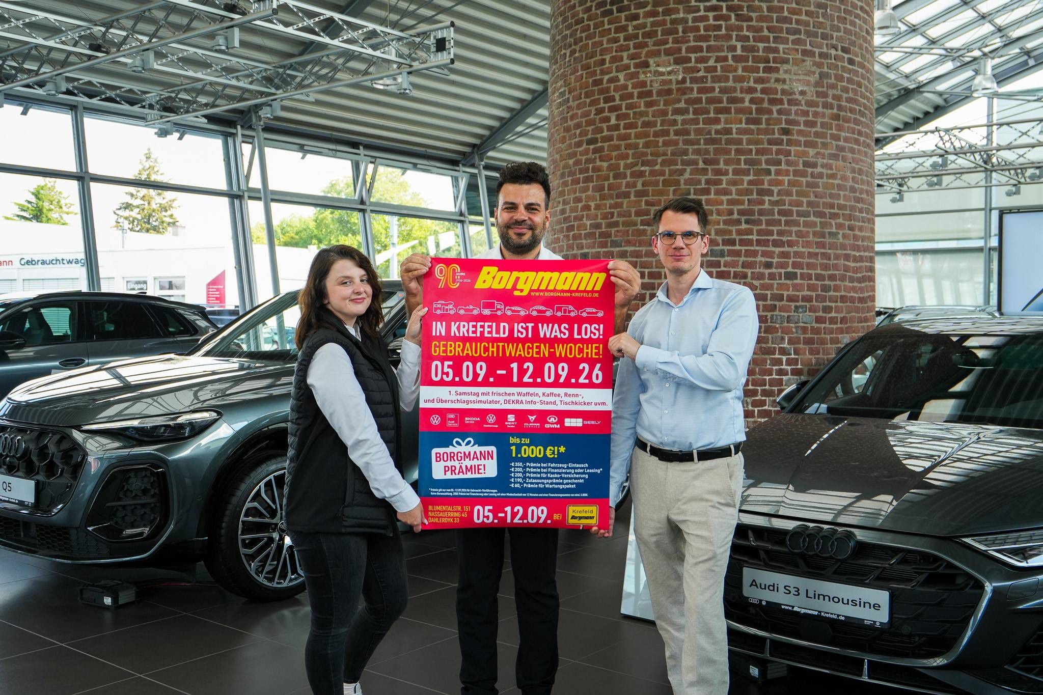Gebrauchtwagen-Woche & OPEN-AIR Jubiläumsfeier im Autohaus Borgmann