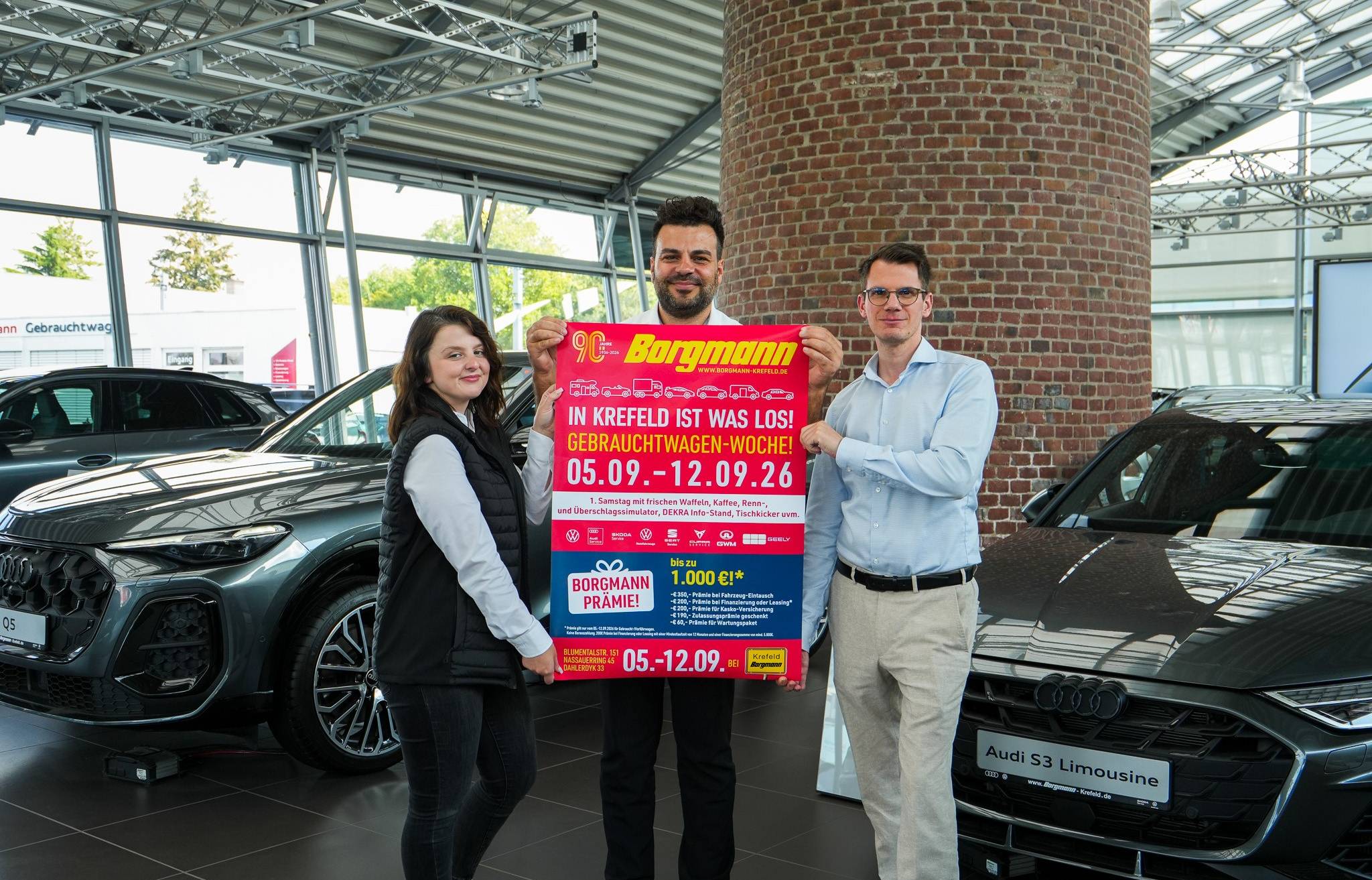 Gebrauchtwagen-Woche & OPEN-AIR Jubiläumsfeier im Autohaus Borgmann