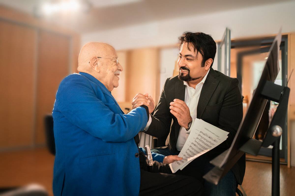  Giora Feidman und Majid Montazer kommen am 9. September in die Citykirche. 