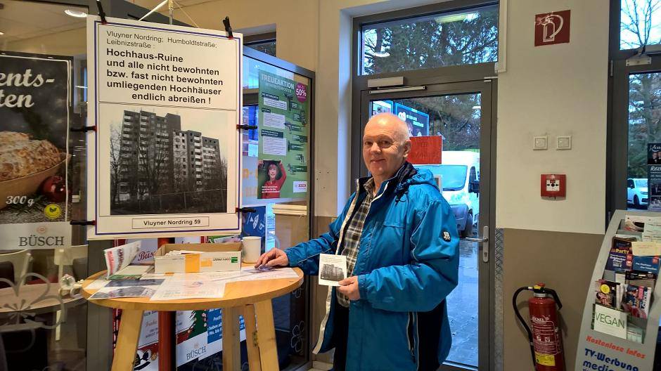 Hochhaus-Ruine: Nachbarn fordern Abriss