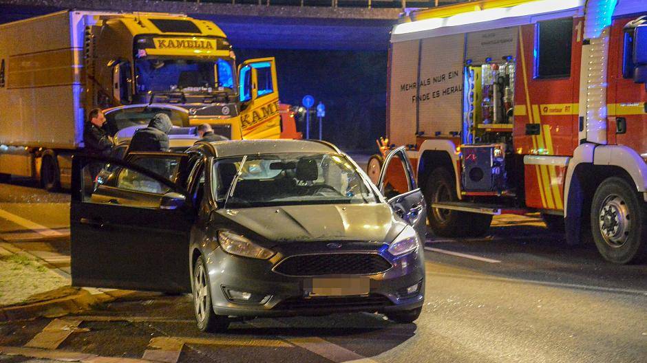 Zusammenprall sorgte für leicht verletzte Person