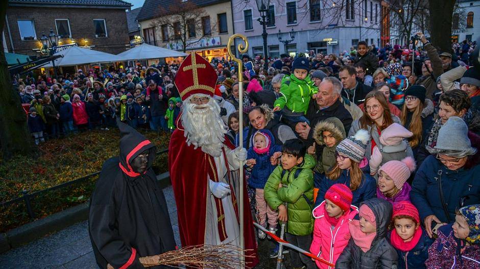 Hülser Kinder bereiten einen tollen Empfang
