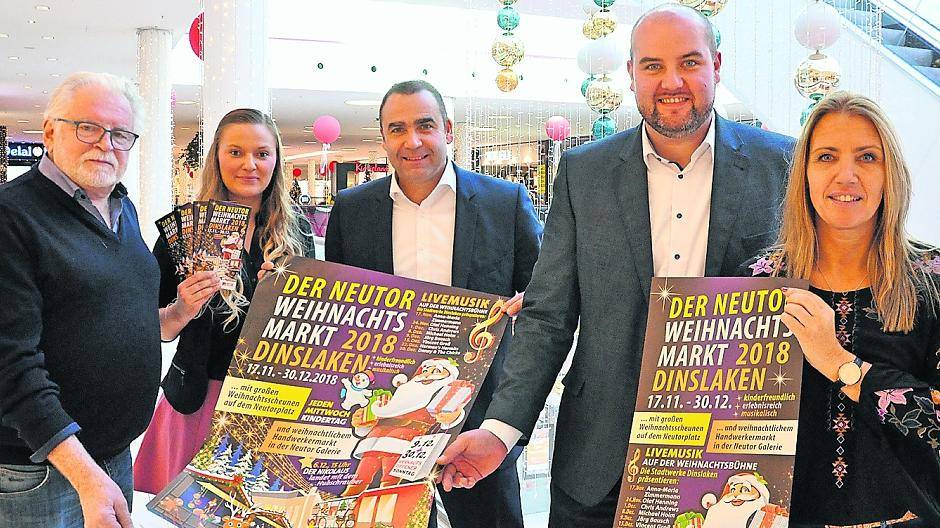  Freuen sich auf den Neutor-Weihnachtsmarkt: Leon Finger, Sandra Malleis, Marc Hellmich, Julian Koch und Anja Kebaier. 