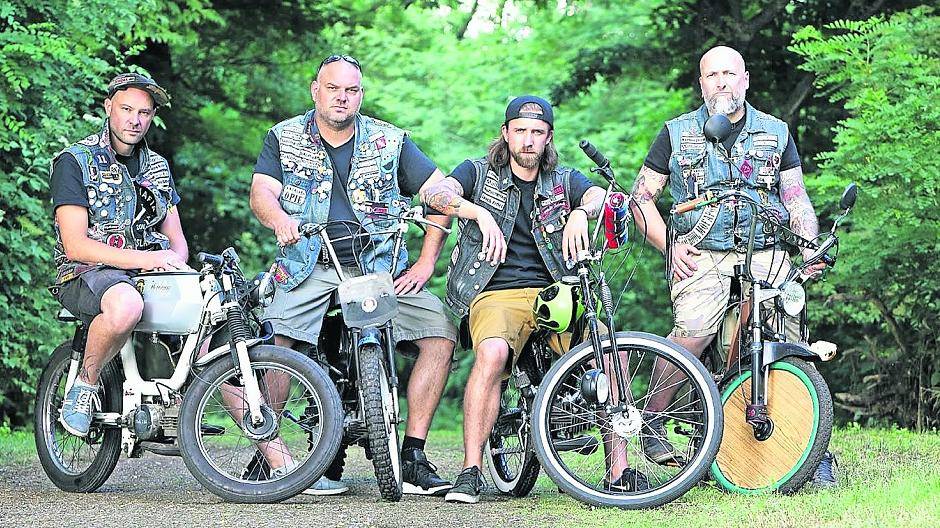  Kobras seit Tag eins und im Fokus der Nitro-Doku (von links): Ben, Auge, Sascha und Marc. 