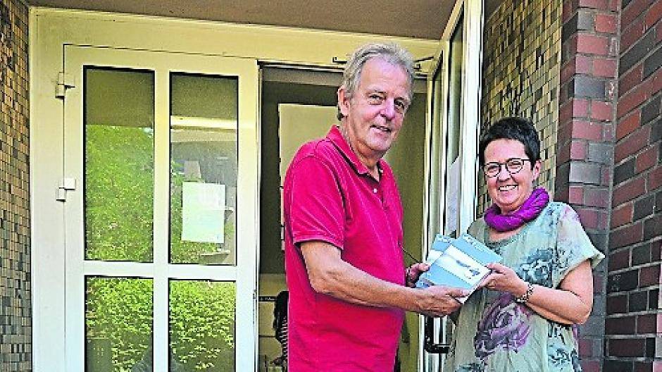 Michael Fastabend, auch im Norden Regionalleiter, und die „gute Seele“ der Vhs Nord, Birgit Callea.