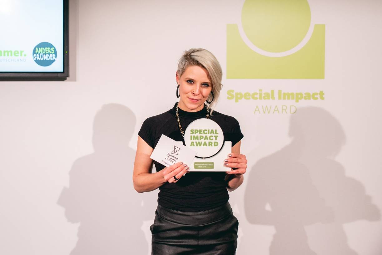 Jacqueline Grundner mit dem Special Impact Award