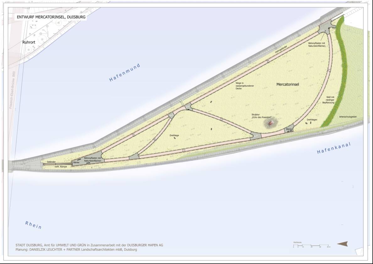 Park auf der Mercatorinsel: „Beginnen noch in diesem Jahr“
