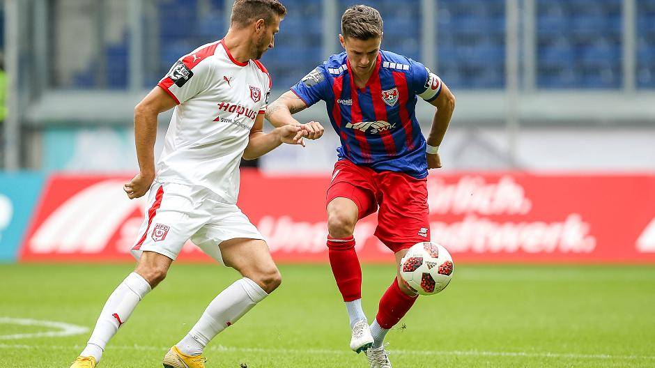 Der KFC Uerdingen schlägt Halle mit 2:1