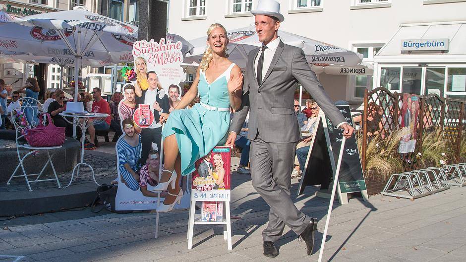 Lady Sunshine und Mister Moon entführten die Besucherinnen und Besucher in vergangene...