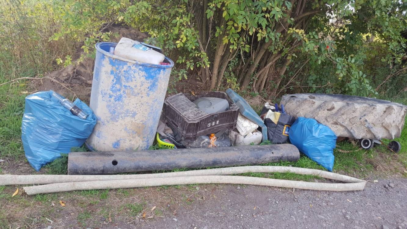  Ordentlich was zusammen gekommen, beim Unrat-Sammeln am Rhein in Friemersheim. 