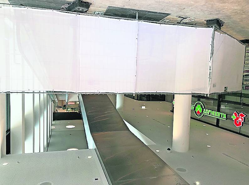 Noch verdecken Zäune den Blick ins Herzstück des Forum.