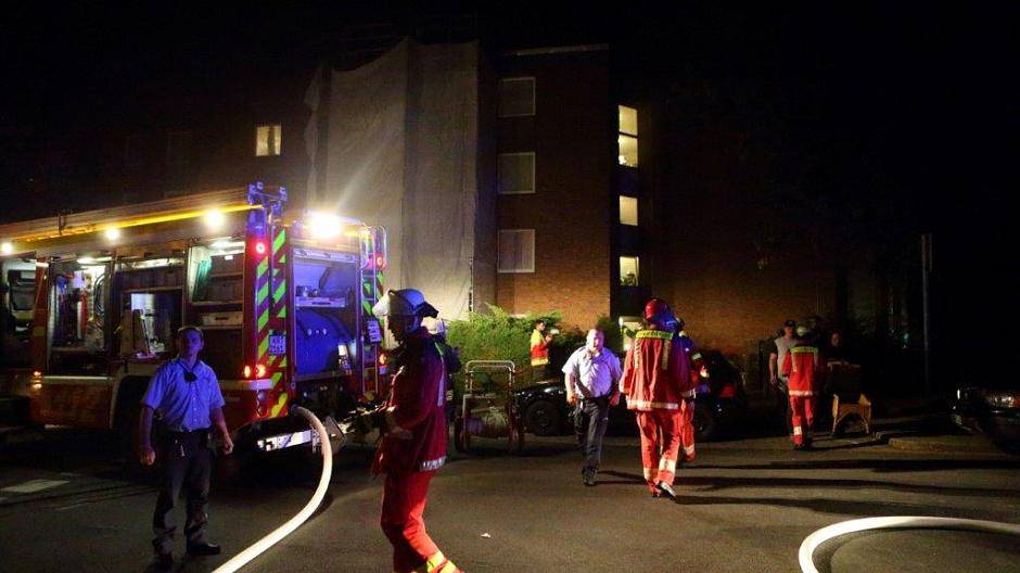 Mehrfamilienhaus an der Burgstraße brannte