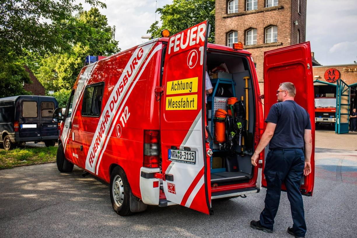 Messfahrzeug des Löschzugs 650 (Friemersheim) der Freiwilligen Feuerwehr Duisburg.