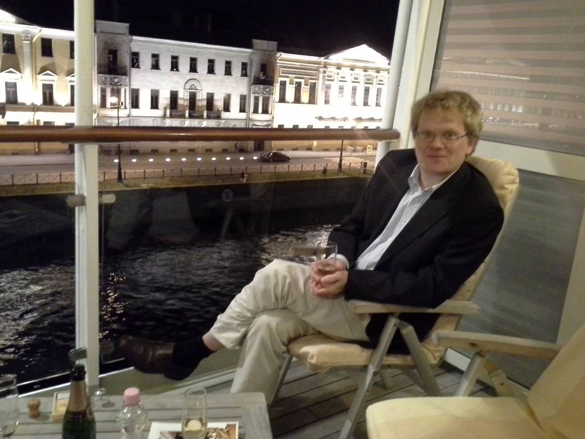 Michael van Krücker auf der Kreuzfahrt mit der "Europa".