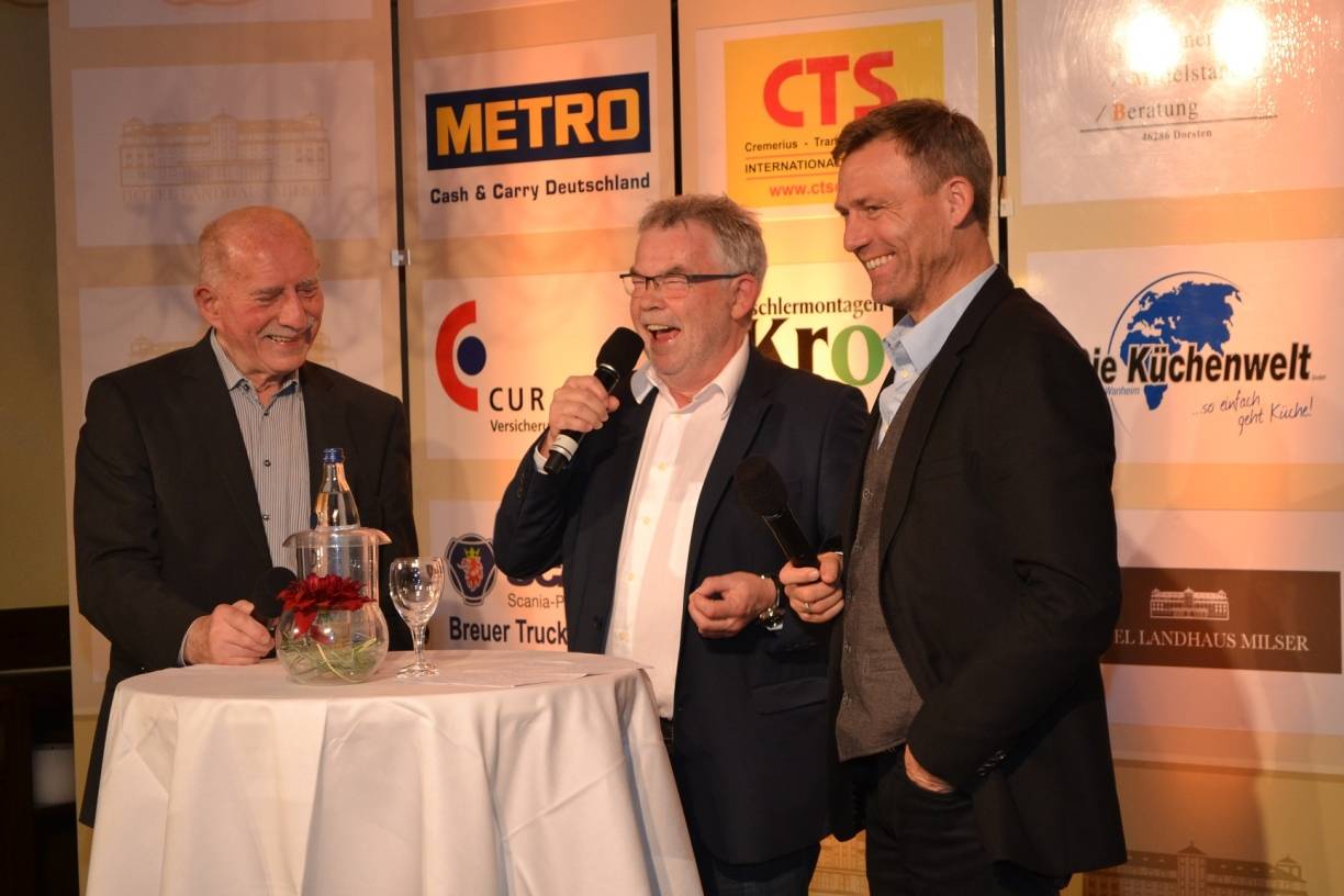  Werner Hansch, Manni Breuckmann und Überraschungsgast Ingo Anderbrügge 