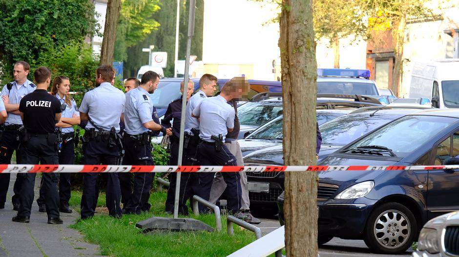 Einsatz für das SEK an der Martinstraße