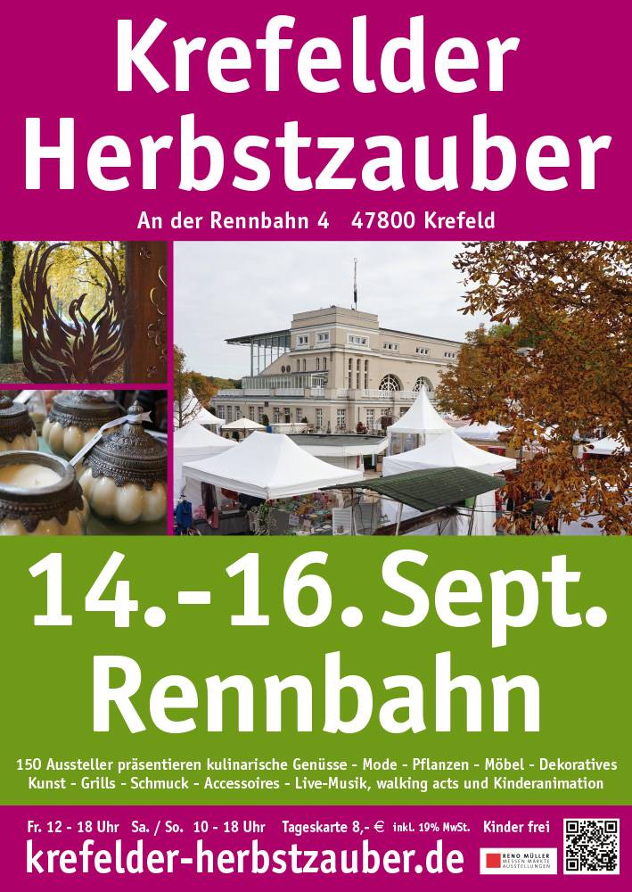 Wir verlosen 10x2 Karten: Krefelder Herbstzauber