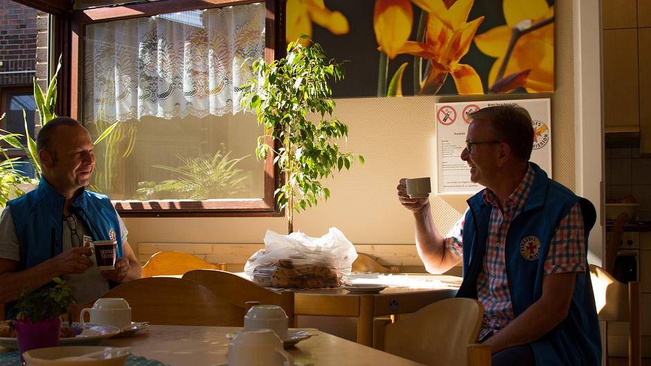 Nicht nur Bodo Gräßer und Torsten Ohletz sind über die neuen Räume begeistert.