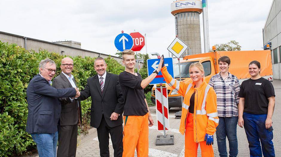 Azubi-Wechsel: Einsatz im Schilderwald