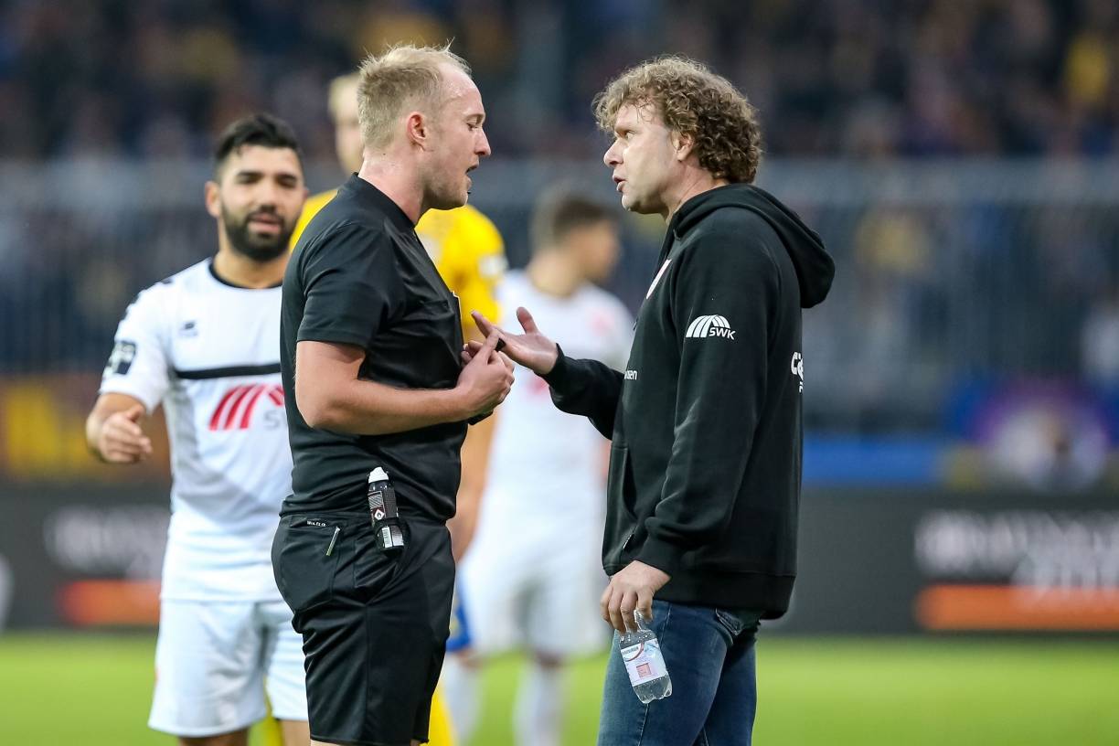 "Haben uns im Pokal bisher nicht mit Ruhm bekleckert"