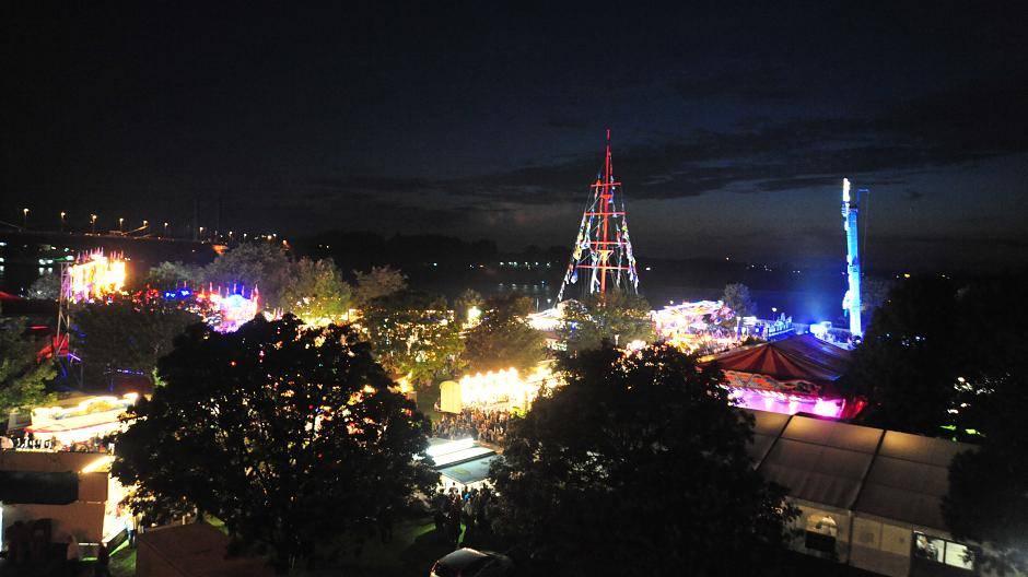  Zum Hafenfest gehört die Kirmes auf der Mühlenweide — und die wird’s auch zur 25. Ausgabe geben. 