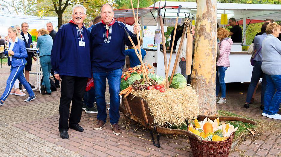 Erntedankfest im Dorf