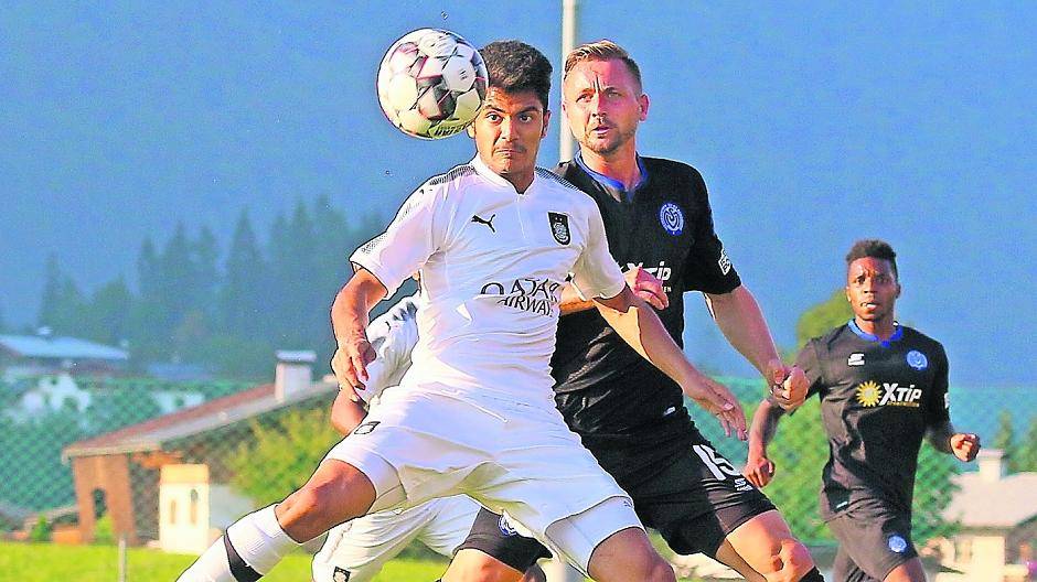 John Verhoek blieb gegen Al Sadd ohne Treffer, erzielte aber gegen die BVB-U23 das 1:0. Fotos (2): Nico Herbertz