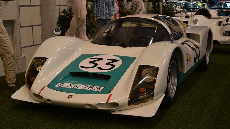 Einsitzige Rennflunder aus Zuffenhausen: Porsche 908? Bin mir leider nicht...